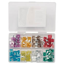 Mini Automotive Plug-In Fuse Assortment (100 Piece)