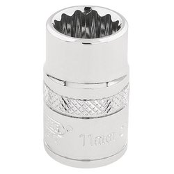 Draper Expert HI-TORQ® 12 Point Socket, 3/8" Sq. Dr., 11mm