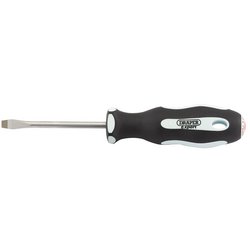 Draper Expert Plain Slot Soft Grip Screwdriver, 5.5 x 75mm