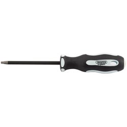 Draper Expert Square Recess Soft Grip Security Screwdriver, S3 x 100mm