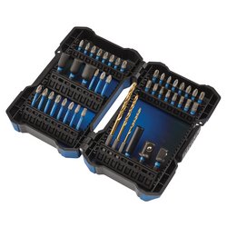 Draper Expert Impact Screwdriver Bit Set, 1/4" Hex (44 Piece)