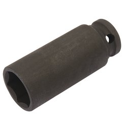 Draper HI-TORQ® 6 Point Deep Impact Socket, 3/8" Sq. Dr., 19mm