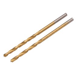 HSS Titanium Nitride Coated Drill Bit, 1.5mm x 43mm (Pack of 2)