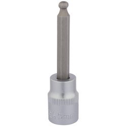 Draper Expert Ball End Hexagonal Socket Bits, 3/8" Sq. Dr., 5mm