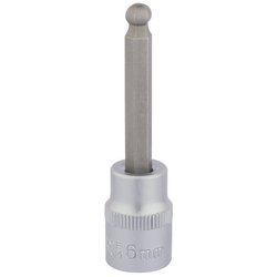 Draper Expert Ball End Hexagonal Socket Bits, 3/8" Sq. Dr., 6mm