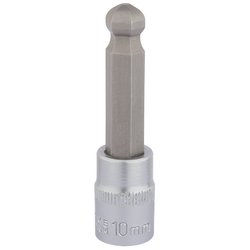Draper Expert Ball End Hexagonal Socket Bits, 3/8" Sq. Dr., 10mm