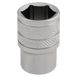 Draper Expert Socket, 1/4" Sq. Dr., 12mm