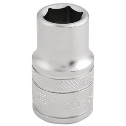 Draper Expert 6 Point Metric Socket, 1/2" Sq. Dr., 12mm