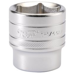 Draper Expert 6 Point Imperial Socket, 1/2" Sq. Dr., 1.1/4"