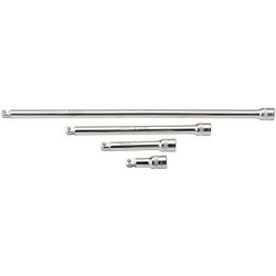 Draper Expert Wobble Extension Bar Set, 1/2" Sq. Dr., Micro Satin Chrome (4 Piece)