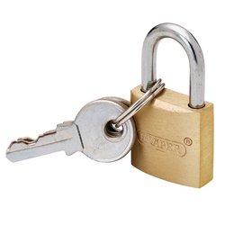 Brass Cylinder Padlock, 20mm