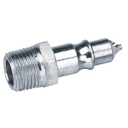 1/2" Male Thread Air Line Screw Adaptor Connectors (Pack of 2)