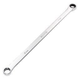 Draper HI-TORQ® Metric Extra-Long Double Ring Ratchet Spanner, 17mm
