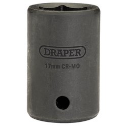 Draper HI-TORQ® Impact Socket, 1/2" Sq. Dr., 17mm