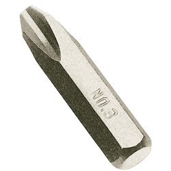 Cross Slot Impact Screwdriver Bit, No.3