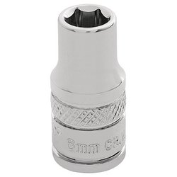 Draper Expert HI-TORQ® 6 Point Socket, 1/4" Sq. Dr., 6.0mm