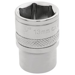 Draper Expert HI-TORQ® 6 Point Socket, 1/4" Sq. Dr., 13mm