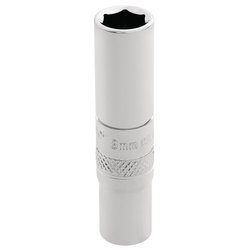 Draper Expert HI-TORQ® 6 Point Deep Socket, 1/4" Sq. Dr., 8mm