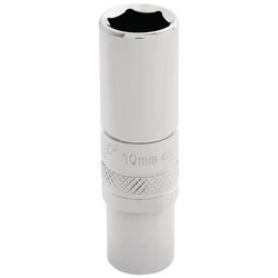 Draper Expert HI-TORQ® 6 Point Deep Socket, 1/4" Sq. Dr., 10mm