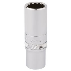 Draper Expert HI-TORQ® 12 Point Deep Socket, 3/8" Sq. Dr., 15mm