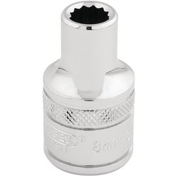 Draper Expert HI-TORQ® 12 Point Socket, 1/2" Sq. Dr., 8mm