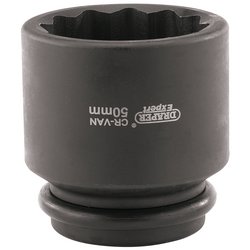 Draper Expert Hub Nut Impact Socket, 3/4" Sq. Dr., 50mm