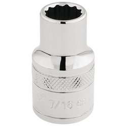 Draper Expert HI-TORQ® 12 Point Socket, 1/2" Sq. Dr., 7/16"