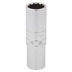 Draper Expert HI-TORQ® 12 Point Deep Socket, 1/2" Sq. Dr., 17mm