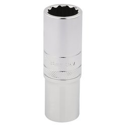 Draper Expert HI-TORQ® 12 Point Deep Socket, 1/2" Sq. Dr., 18mm