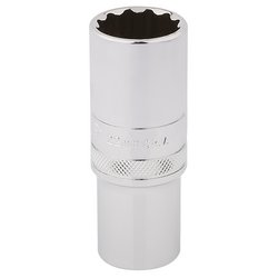 Draper Expert HI-TORQ® 12 Point Deep Socket, 1/2" Sq. Dr., 22mm