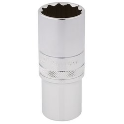 Draper Expert HI-TORQ® 12 Point Deep Socket, 1/2" Sq. Dr., 24mm