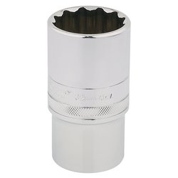 Draper Expert HI-TORQ® 12 Point Deep Socket, 1/2" Sq. Dr., 32mm