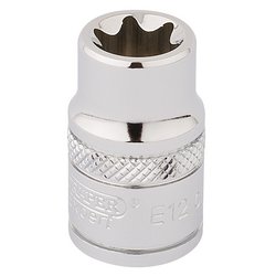 Draper Expert TX-STAR® Socket, 3/8" Sq. Dr., E12