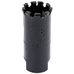 Draper Expert Tungsten Carbide Grit Hole Saw, 22mm