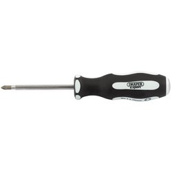 Draper Expert 'Pound Thru' PZ TYPE Soft Grip Screwdriver, No.1 x 75mm