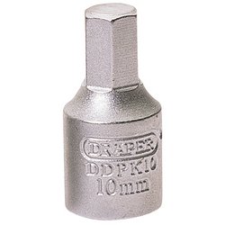 Hexagon Drain Plug Key, 3/8" Sq. Dr., 10mm