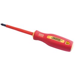 Fully Insulated Soft Grip PZ TYPE Screwdriver, No.2 x 100mm