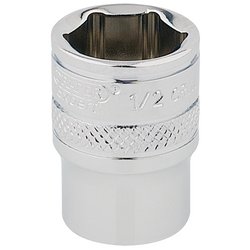 Draper Expert HI-TORQ® 6 Point Socket, 1/4" Sq. Dr., 1/2"