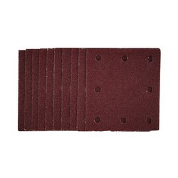 1/4 Sanding Sheets with Hook and Loop, 115 x 105mm, 40 Grit (Pack of 10)