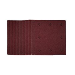 1/4 Sanding Sheets with Hook and Loop, 115 x 105mm, 80 Grit (Pack of 10)