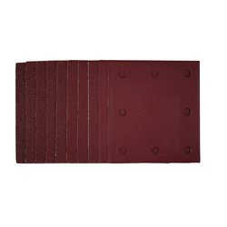 1/4 Sanding Sheets with Hook and Loop, 115 x 105mm, Assorted Grit (Pack of 10)