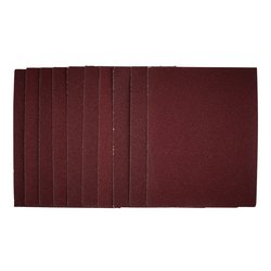 1/4 Sanding Sheets, 115 x 150mm, 80 Grit (Pack of 10)