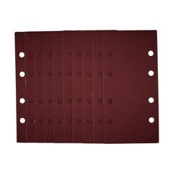 1/3 Sanding Sheets with Hook and Loop, 93 x 190mm, 120 Grit (Pack of 10)