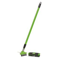 Paving Brush Set with Twin Heads and Telescopic Handle