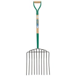 10 Prong Manure Fork with Wood Shaft and MYD Handle