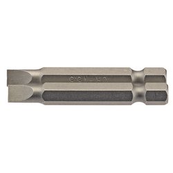 Plain Slot Insert Bit, 5.5mm, 1/4" Hex, 50mm Long (Pack of 2)