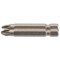 PZ Type Insert Bit, 1/4" Hex, 50mm Long, No.2 (Pack of 2)
