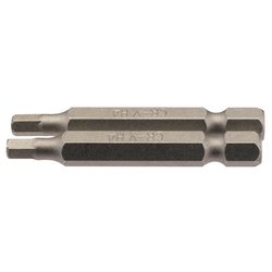 Hexagonal Insert Bit, 4mm, 1/4" Hex, 50mm Long (Pack of 2)