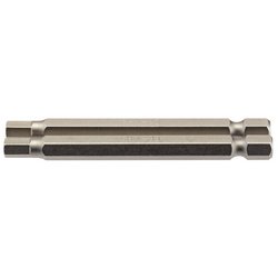 Hexagonal Insert Bit, 5mm, 1/4" Hex, 75mm Long (Pack of 2)
