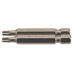 Draper TX-STAR® Insert Bit, 1/4" Hex, 50mm Long, T20 (Pack of 2)